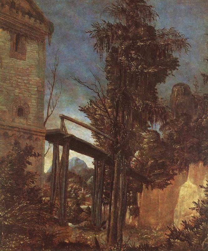 ALTDORFER, Albrecht Landscape with Path France oil painting art